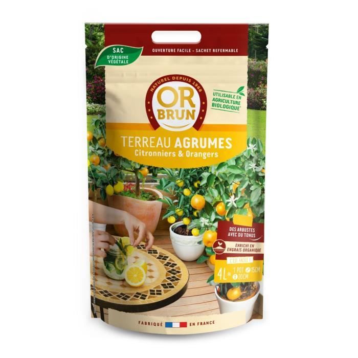 OR BRUN Terreau agrumes 4l