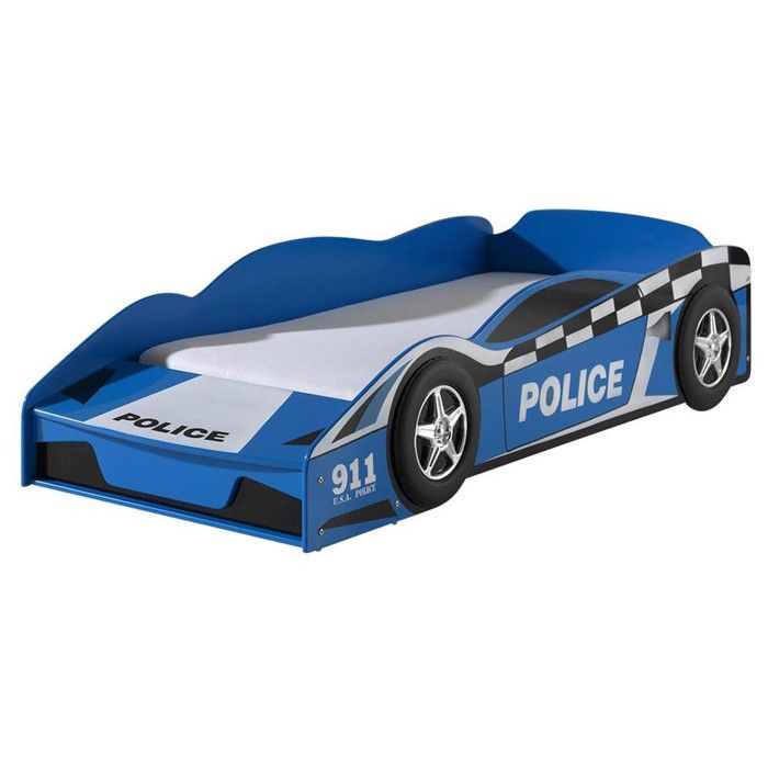 Lit Enfant Police 70x140cm Bleu Lit Enfant Police 70x140cm Bleu