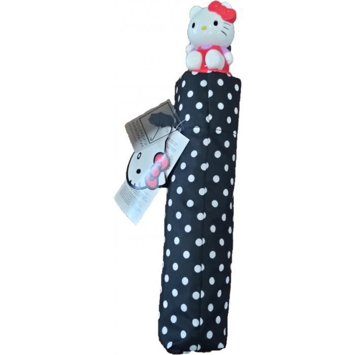 Parapluie Compact Hello Kitty - Rose Avec Nœud - 11,5 Pouces - Neuf Avec étiquette