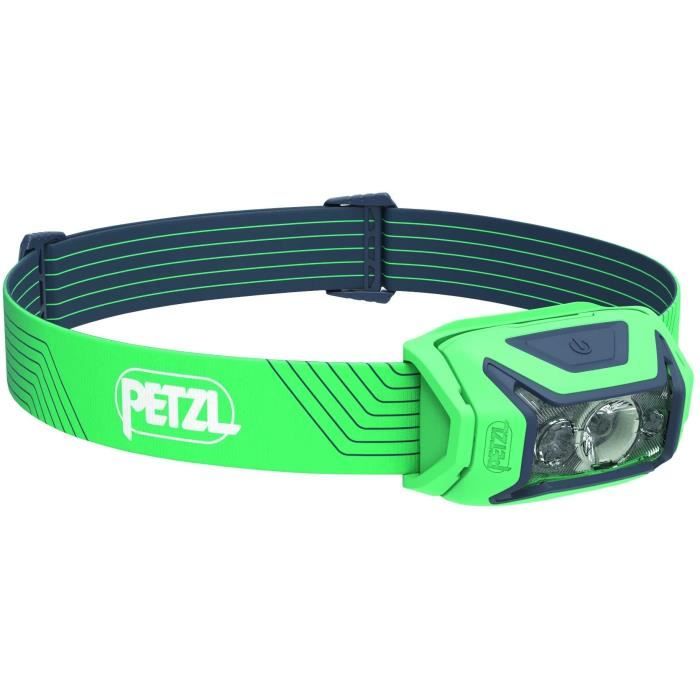 Lampe frontale - PETZL - ACTIK - 450 lumens - 3 piles AAA incluses - Vert Lampe frontale - PETZL - ACTIK - 450 lumens - 3 piles AAA incluses - Vert