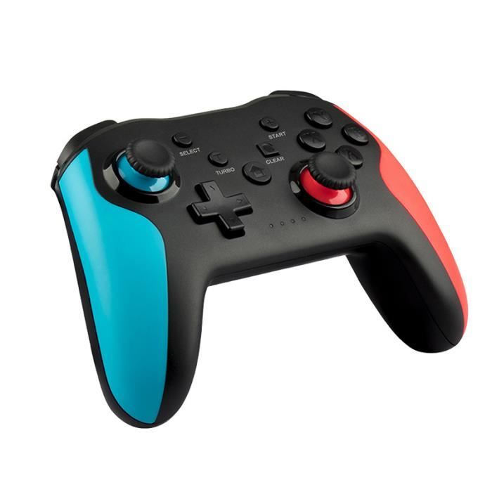 Manette Pro Sans Fil Pour Nintendo Switch/Lite/PC - Noir, Turbo, Vibration, Neuf