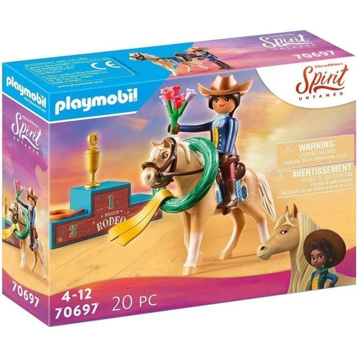 PLAYMOBIL - 70697 - Rodeo Apo - Jouet pour enfant à partir de 4 ans - Matériaux mixtes - Multicolore