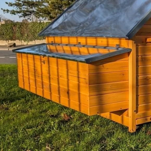 Comparer les prix de Pondoir Supplémentaire Pour Poulailler Bassette Xxl Toit Tôle