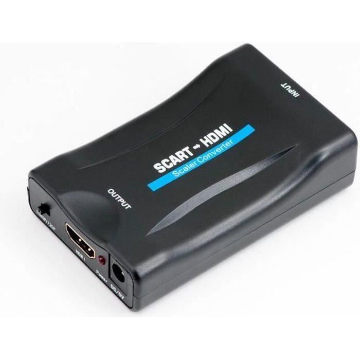 ZISONIX Scart Vers Hdmi Convertisseur Scart Péritel Vers Hdmi