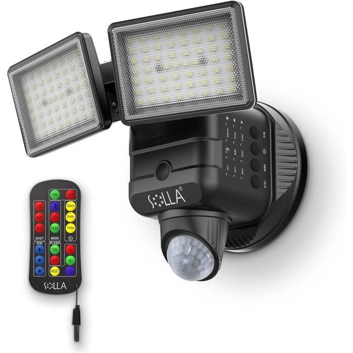 Lampes de sécurité LED 24 W avec détecteur de mouvement pour l