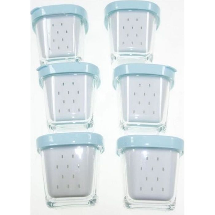 Yaourtière SEB - 6 pots avec égouttoir - Couleur bleue - Cdiscount