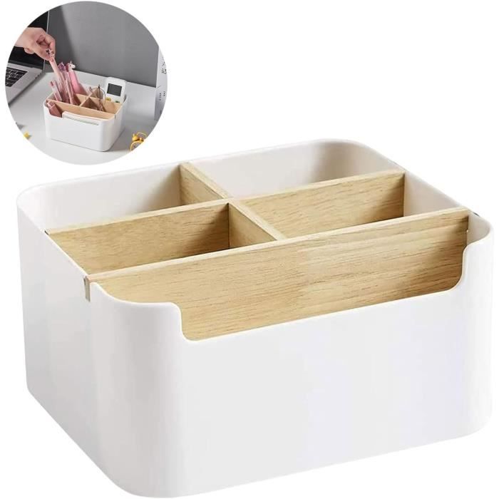 Plateau De Rangement En Bois - Organiseur De Table De Chevet Pour Homme - Plateau De Rangement