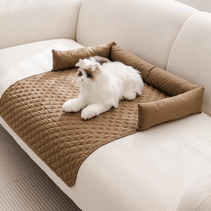 Meilleurs prix pour Matelas imperméable pour chien - Housse de canapé antidérapante - Grand panier pour chien, marron