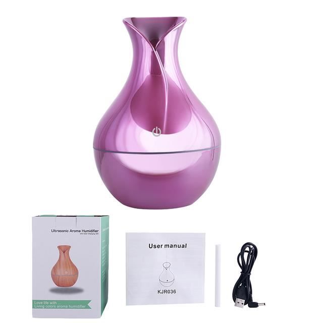 Mini Humidificateur Portable Rechargeable - Brume Fraîche Pour Bureau, Chambre, Plantes - Avec Veilleuse Et 2 Modes
