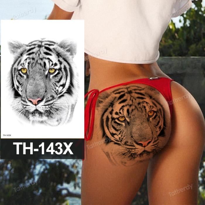 STICKERS TATOUAGE TH143X Tatouage temporaire pour hommes et  