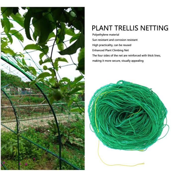 2PCS Filet De Treillis De Jardin pour Plantes Grimpantes, Filet De Jardinage Plante Escalade 2PCS Filet De Treillis De Jardin pour Plantes Grimpantes, Filet De Jardinage Plante Escalade