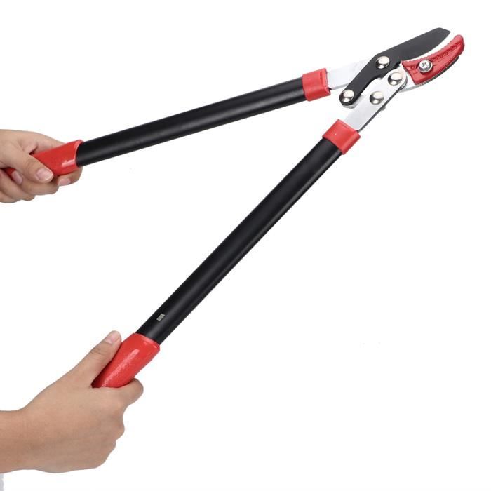 AIRAJ Mini Coupe-Branches 38,5 Cm – Cisaille Léger Acier SK5 Anti-Adhésif Pour Fleurs, Branches Et Jardinage