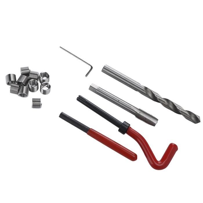 30 Pcs Kit De Réparation Filetage Helicoil D'inserts Filetés