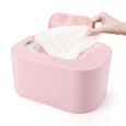 Chauffe-lingettes pour bébé alimenté par USB 40℃-60℃ Réglable portable boîte chauffante pour tissus humides avec affichage à LED-1