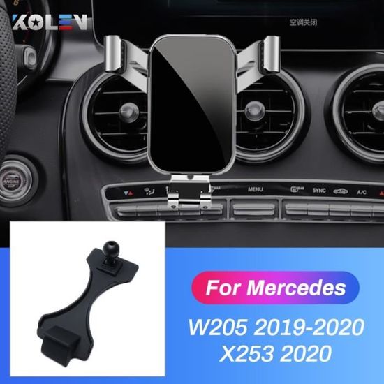 Support de téléphone de voiture pour Mercedes-Benz Classe C GLC, W205,  X253, C200, C250, C220d