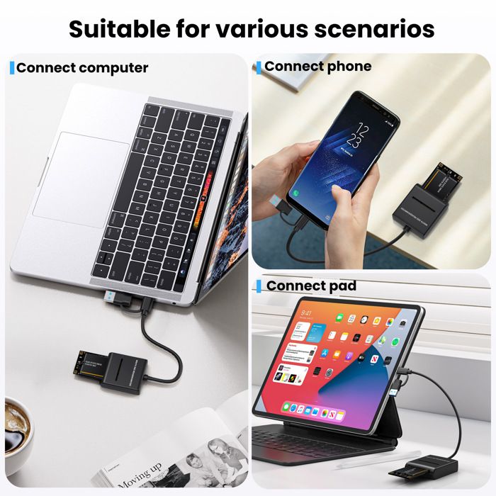 Case MSATA à USB - Boîtier pour disque dur externe HD mSATA vers USB 3