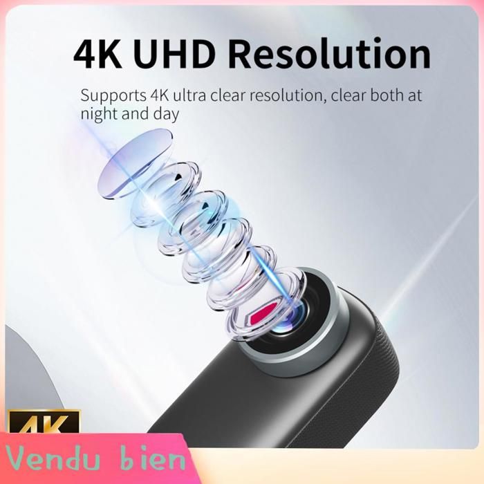 Caméra De Sport - F18 - HD 1080P - Vision Nocturne - Bandeau Antidérapant - Mode SOS