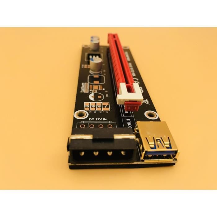 Carte Riser PCI-E Vers Mini PCI-E - Adaptateur Pour Carte Réseau WiFi, SSD Mini | Hauteur 122 Mm, Compatible Bureautique