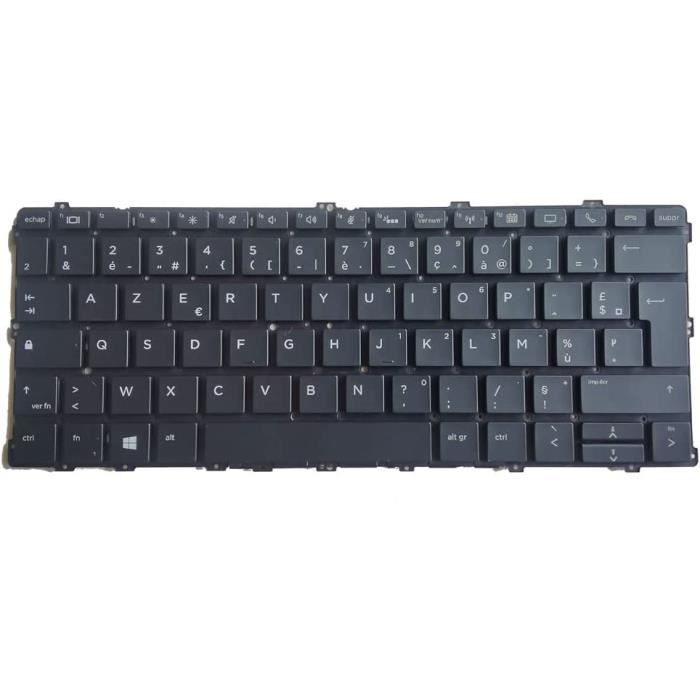 Clavier Français Rétroéclairé Neuf Pour HP EliteBook X360 1030 G2 - AZERTY Noir, Compatible Pavilion, Neuf Sous Blister