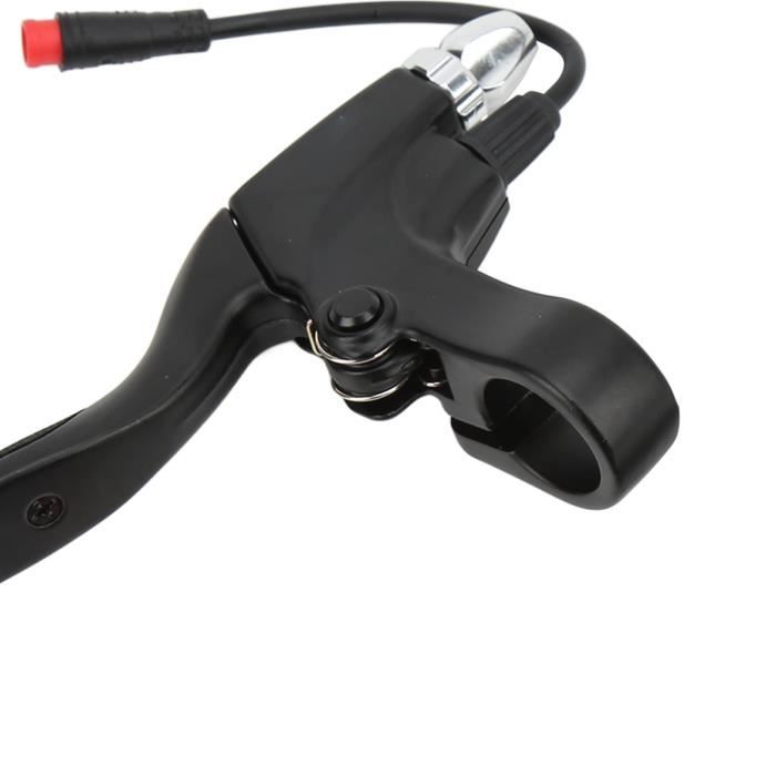 Fyearfly Leviers De Frein De Vélo électrique, 1 Paire De Leviers De Frein De Vélo électrique Poignée De Frein De Vélo électrique Diamètre 22,2 Mm Pour Moteur Tongsheng TSDZ-2 Noir