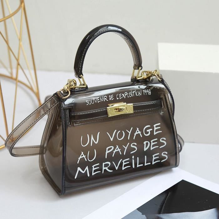 Sac à main transparent au pays des clearance merveilles