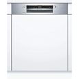 Lave-vaisselle intégrable BOSCH SMI6ZCS00E SER6 - 14 couverts - Induction - L60 cm - Classe A - 44dB - Metallic-2