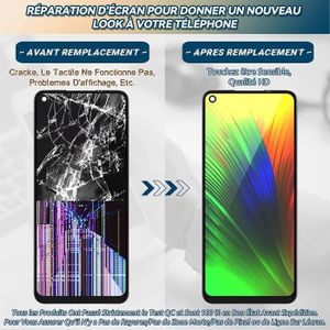Kit Ecran Complet (Vitre Tactile + LCD) Pour OPPO A74 4G - Modèle CHP2219 - 6.43" Bleu - Neuf Garantie 1 An