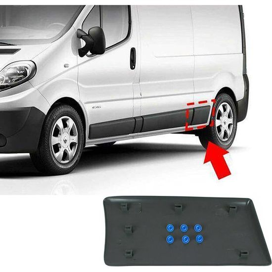 Moulure Baguette Panneau de Porte Gauche Bas Pour Fiat Talento Renault Trafic 3