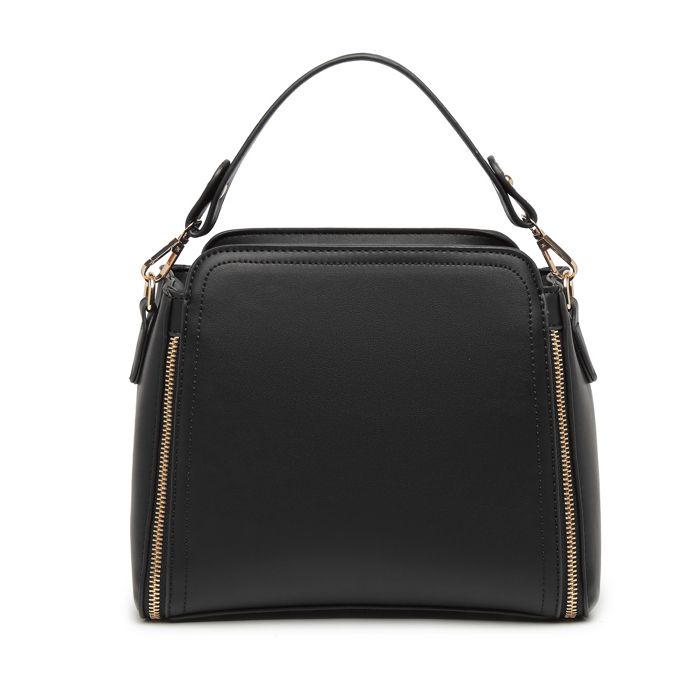 Sac A Main Miss Lulu Femme En Cuir Pu Sac Bandoulière Femme 25x21x12cm Sac Bandoulières Avec Sangle Réglable Sac Fourre-tout Noir - Bagagerie - Maroquinerie Sac à Main Femme Cuir