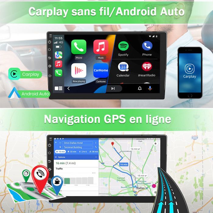AWESAFE Autoradio Android 13 pour Citroen C4 C4L DS4 (2013-2017