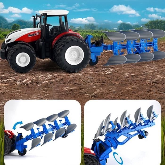 Tracteur Télécommandé Rc 8 Roues,Échelle 1:24,2,4 G,6 Canaux,Véhicule Agricole Tout-terrain,Jouet Pour Enfants Et Collectionneurs Adultes - Buy Product on