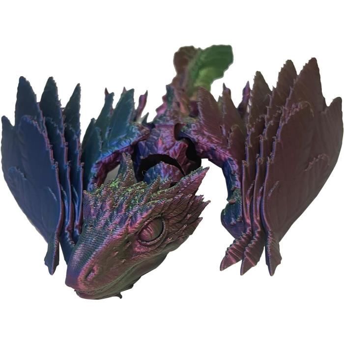 Dragon articulé et mobile imprimé en 3D pour enfants - Usine