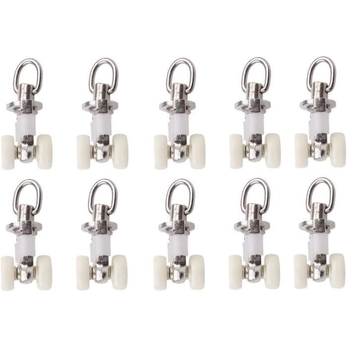 100 Crochets Métal Pour Rideaux - Goupilles En S Pour Draperies Et Douche