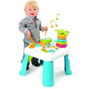 TABLE JOUET D'ACTIVITÉ SMOBY Cotoons Table d'Activité Jeu d'Eveil Bleu