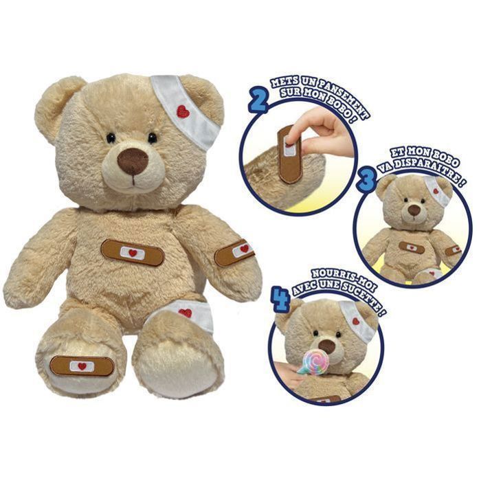 NICI Portachiavi Orso In Peluche Con Luce LED - 9 Cm - Morbido E Luminoso - Regalo Simpatico