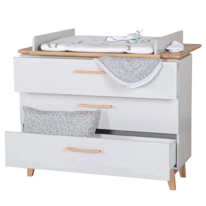 Commode à Langer ROBA Caro avec 3 Tiroirs - Fermeture Progressive ...