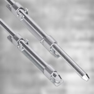 Lot De 2 Verrous De Porte – Acier Allié Durable, Finition Laiton Verni (80mm)