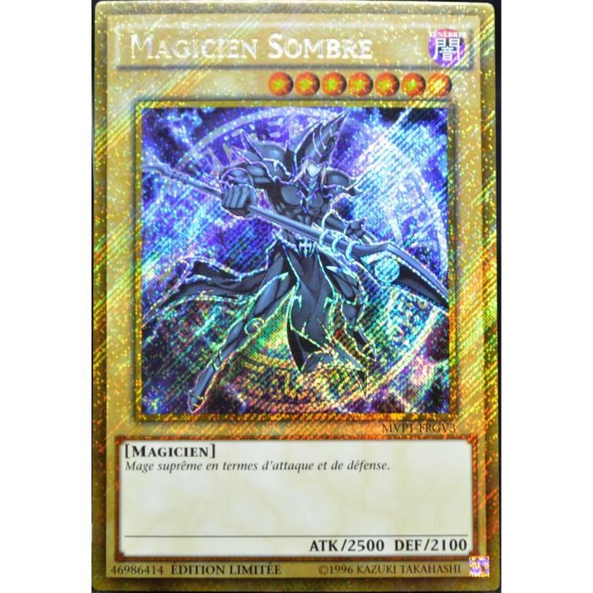 Carte Yu Gi Oh La Plus Puissante Carte YU-GI-OH MVP1-FRGV3 Magicien Sombre FR - Achat / Vente carte a