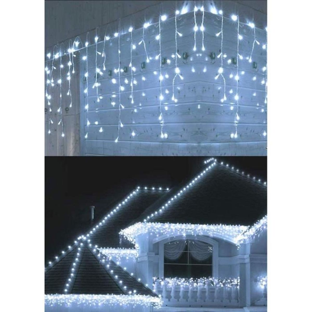 Rideau Lumineux Noel Exterieur10M 400 LED Guirlande Lumineuse