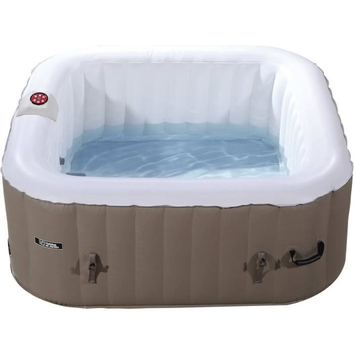 Spa Gonflable Monac En Pvc 4 Places Taupe Creme Achat Spa Gonflable Monac En Pvc 4 Places Taupe Creme Achat