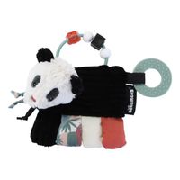 Jouet d'éveil - LES DEGLINGOS - Hochet d'activités Rototos le Panda - Blanc - Mixte - 0 mois - Coton, Polyester