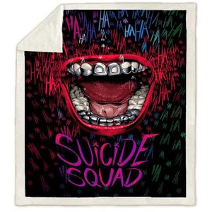 COUVERTURE - PLAID Couverture Suicide Squad, Super Héros Couverture, 