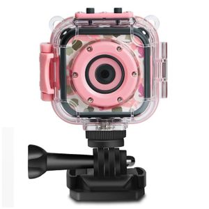 CAMÉRA MINIATURE Ajouter une carte TF 16G - Caméra rose - Caméra jouet étanche pour enfants, caméra jouet pour enfants, caméra