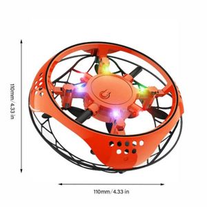 DRONE Orange - Mini Drone RC UFO Portable USB, Quadrirot