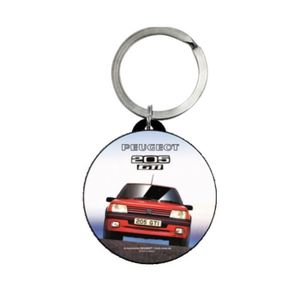 Portes-clés et pin's: Porte-clés Peugeot 205 GTI émaillé