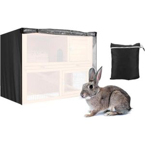 CLAPIER Rabbit Hutch Cover, Durable Oxford Rabbit Cage Dus