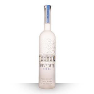 Bouteille de vodka Belvédère vide -  France