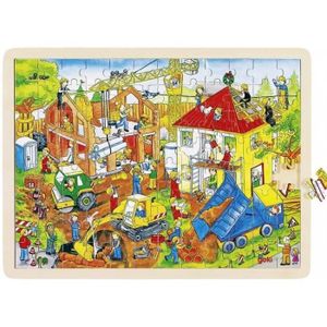 PUZZLE Puzzle Chantier de construction en bois  96 pièces