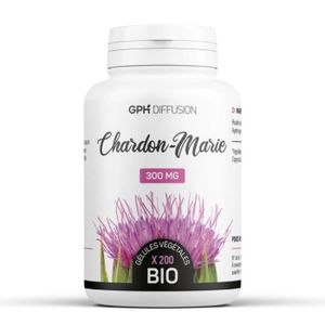 COMPLEMENTS ALIMENTAIRES - DIGESTION Chardon Marie Bio AB 200 gélules végétales 300 mg