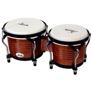 XDrum Bongo Pro Sunburst Set + Housse – Bongos 6,5" & 7,5" Peaux Naturelles, Accordage Pro, Finition Premium